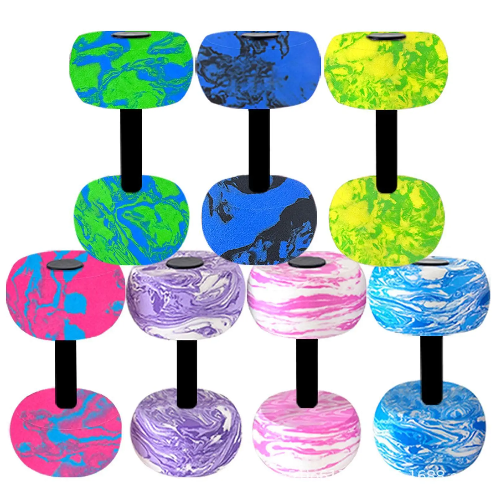 Aquatic Exercise Dumbbell Weights Dumbbells EVA Water Dumbbell Workouts Men Women Pool Swim Training Water Aerobic Equipment