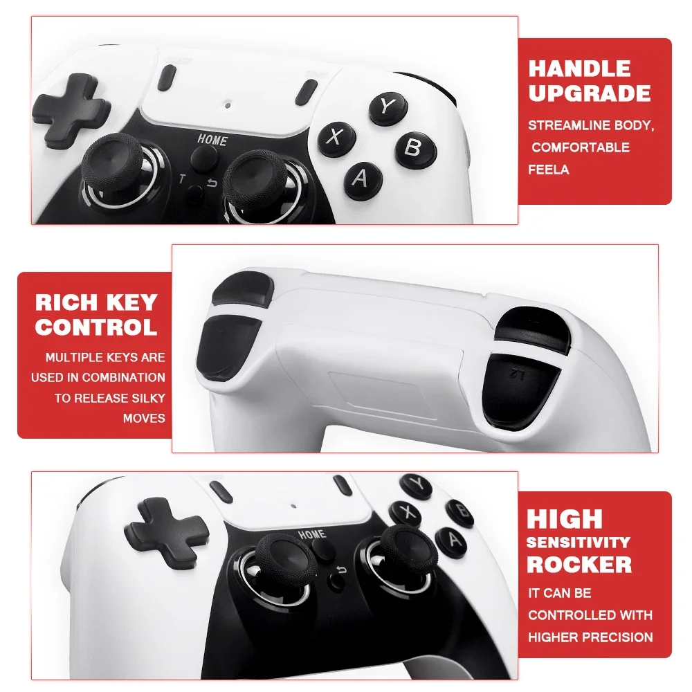 GD10 PRO Video Game Stick Console 2.4G Double Wireless Controller 4K 58000 Games 256GB Retro Games Boy
