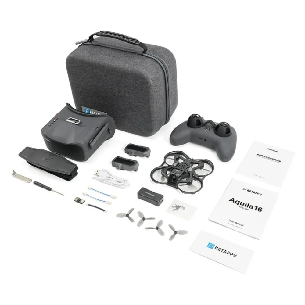 Radio ELRS 3.0 avec joysticks et écran, manette ergonomique pour piloter le drone FPV.