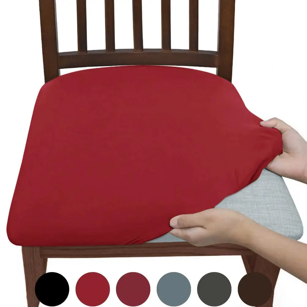 30-45cm Chair Cover For Chairs Fans Bedside Tables Buckets Elastic Fabric Regularly Fit DIY Chair Seat Pad Sleeve For Banquets