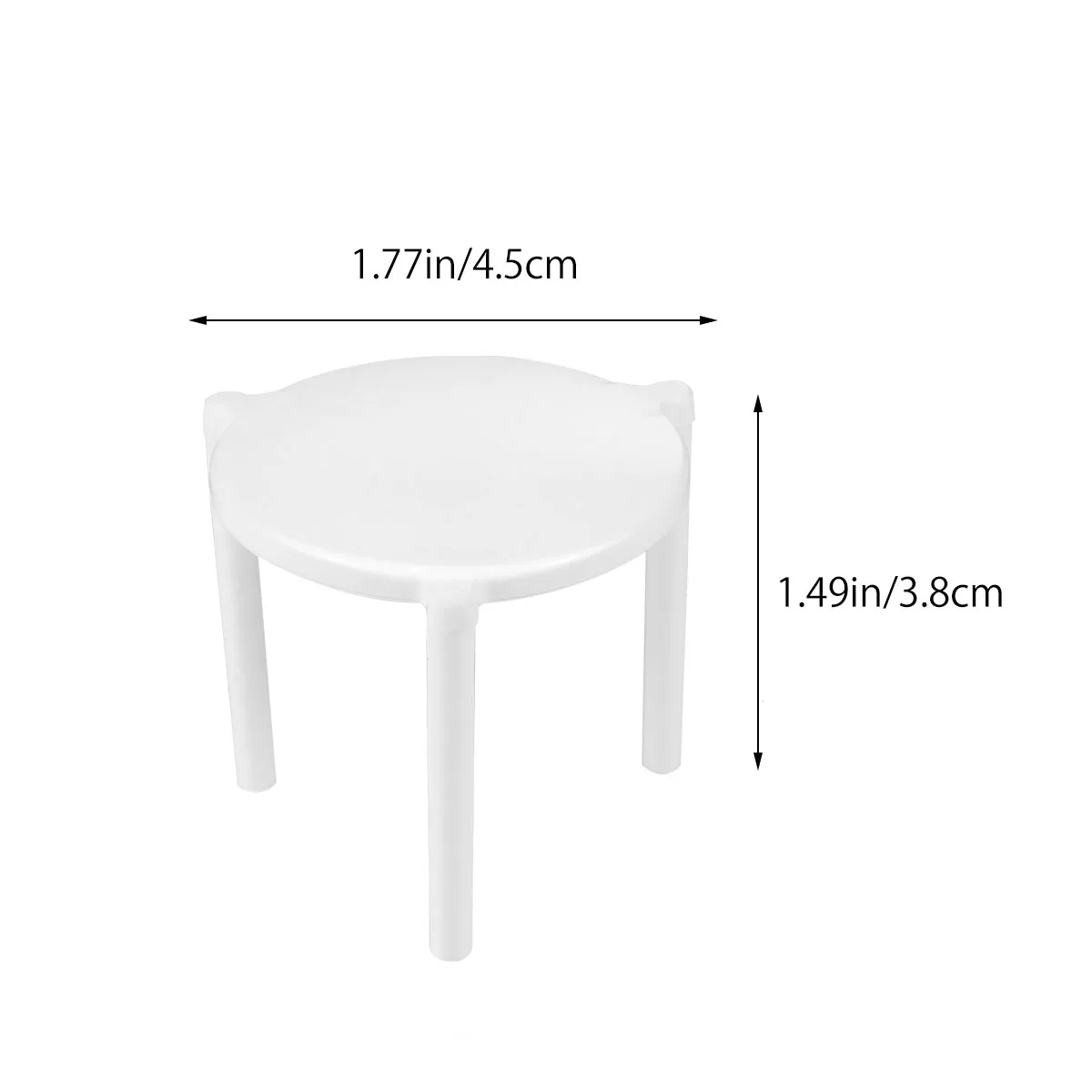 Pizza Tripod Saver Stand Stack White Plastic Box Tabletop Collapsing Stackable Crushing Sticking Container Topping Holder Frame