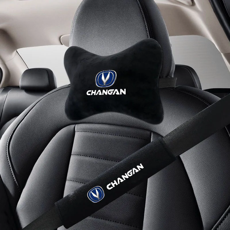 Changan CX70 CS55 CS75 Plus CS35 필터 번퍼 CS15 Alsvin 자동차 머리 받침 목 지지대 안전 벨트 커버 자동차 액세서리