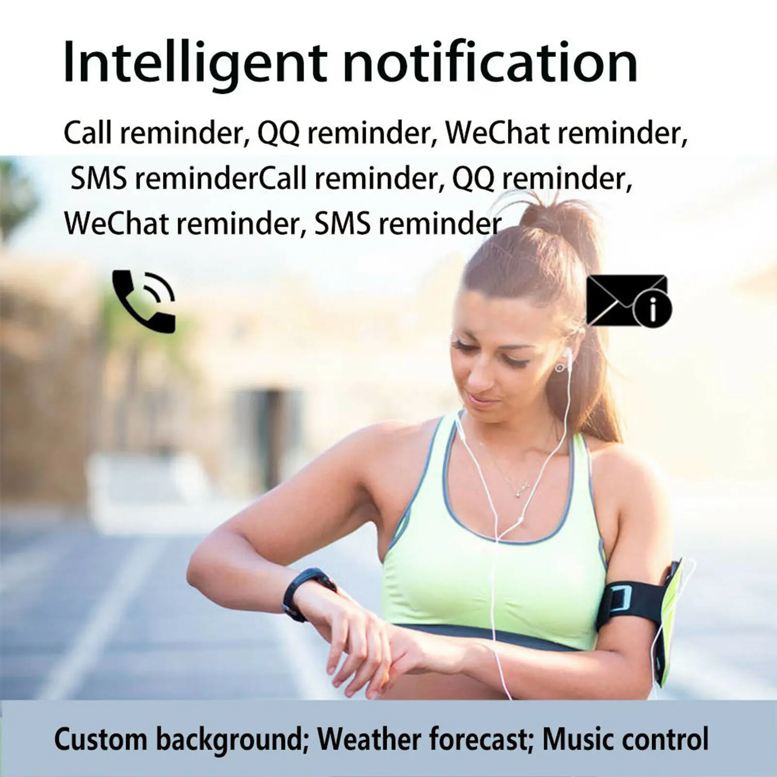 Smart Watch M6 Men's And Women's Fitness Sports Bracelet Heart Rate Blood Pressure Monitor Digital Watch for IOS Android Phones 3