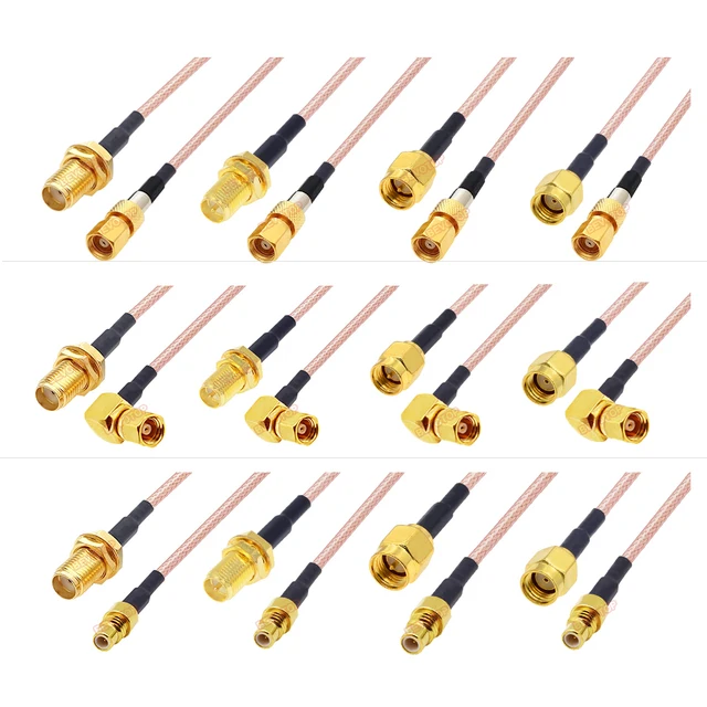 Cavo Coassiale Per Radiofrequenza Cavo Coassiale RF RG316, Connettore RP-SMA Femmina A N Maschio, Per Antenne USA Router Gsm - Foto 9