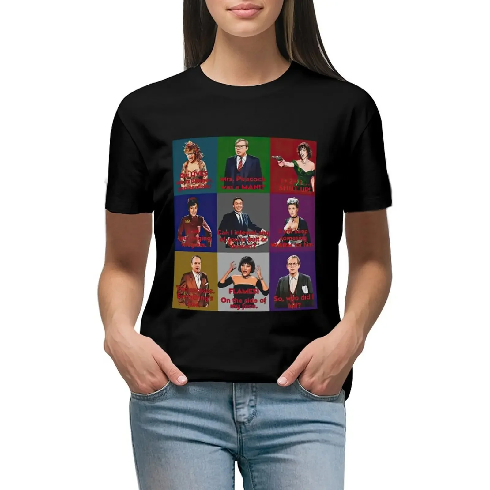 La Maglietta Cluedo Bunch Vestiti Carini Top Carini Vestiti Anime Top Donna