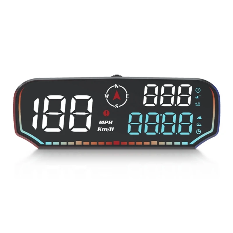 

094D Speed Meter Gauge Head Up Display USB Connection LED Display Speedometer