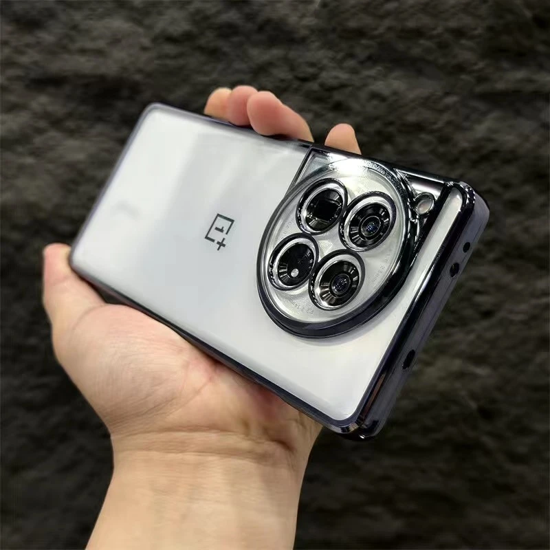 Luxurious Transparent TPU Soft Silicone Bumper Case