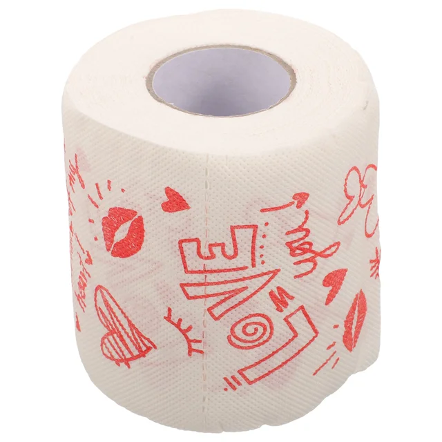 Printed Tissue Commercial Paper Towels Detergent Bath Tissues Toilet Kitchen Napkin Valentine Decor 2