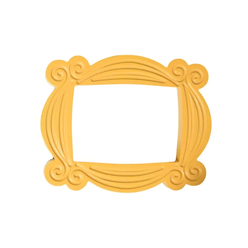 Handmade Yellow Monica's Door Frame Photo Collectible - Friends TV Series Inspired Home Décor