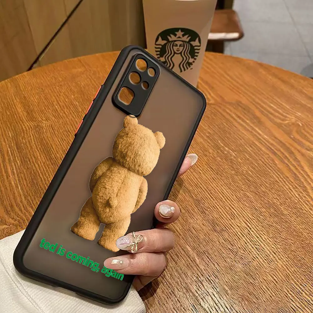 thumbnail image 1 of Funda mate para HONOR 70 50 30S 30 20 8X 9A 9X PLAY 4T X7 X8 X10 5G V40 Funda Coque Capa Shell travieso t-oso de peluche pareja, 1 of 5