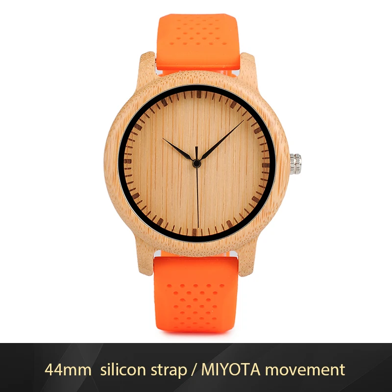BOBO BIRD Green Leather Wood Watch with Japan Quartz Movement – Stylish Customizable Gift