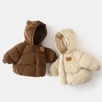 Bear Baby Winter Jackets for Girls Boys Clothes Cotton-Padded Thicken Kids Coats Children Parkas Jacket Baby Outerwear 1