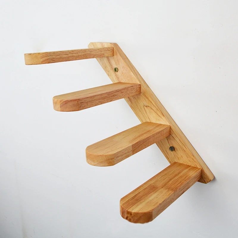 new for Cat Climber Stairs 4- Step Ladder Wall Mounted Shelf for Cat Steps