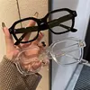 Retro Anti Blue Light Computer Glasses Frame Women Oversized Men Trendy Fashionable Stylish Eyeglasses Classic Spectacles Ouclos 4