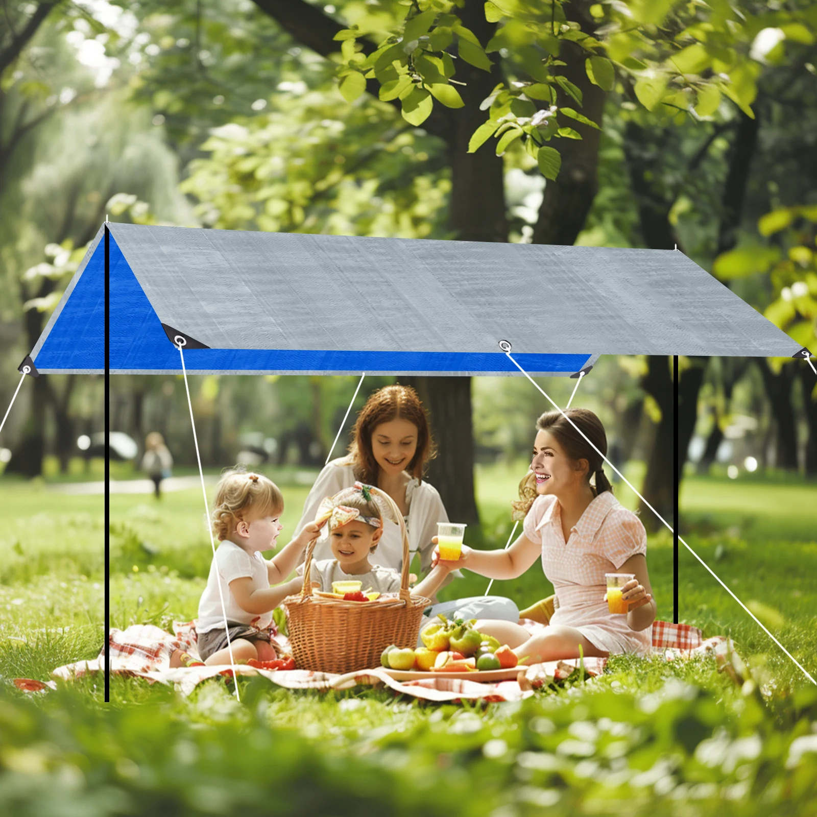 Waterproof Camping Tarp Sun Shelter 5