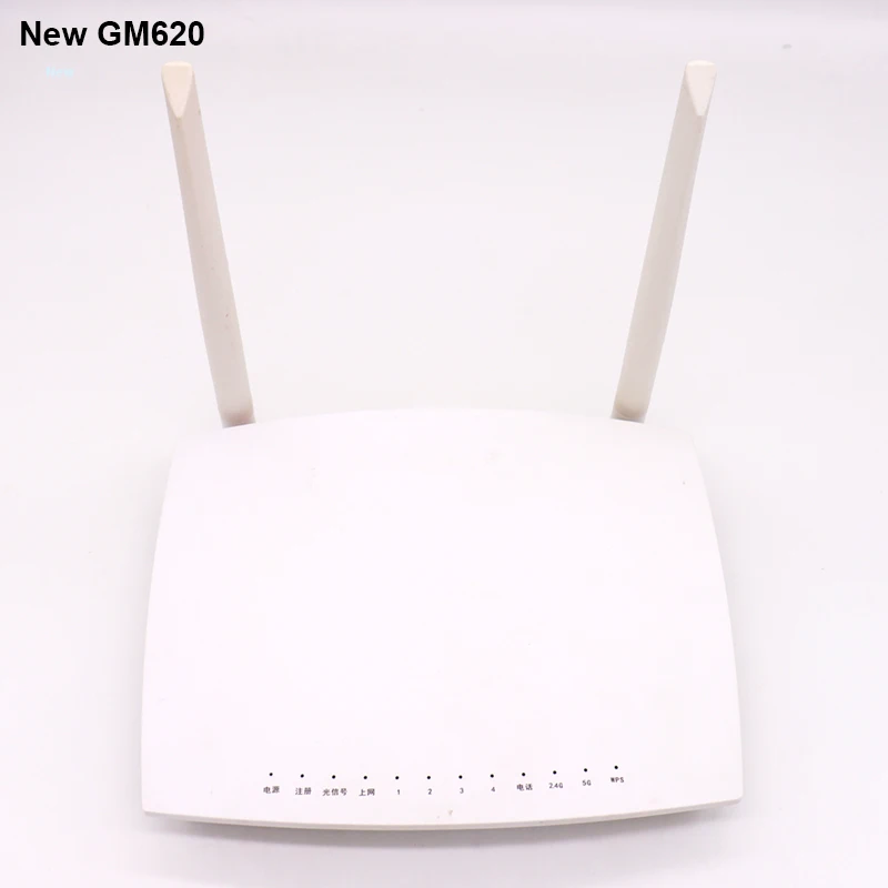 

Новинка GM620 GPON ONUS двухдиапазонный 1GE 3FE 1POT 2USB 2,4G/5G Wifi AC FTTH ONT Gpon Оптический модем, Сетевой терминал