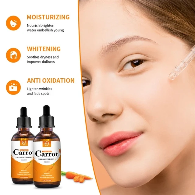 Minch 100Ml Sárgarépa Esszencia 99% E -Vitamin Kollagén Arc Szérum Emelő Simítás Fehérítés Távolítsa El A Pattanások Bőrápolási Termékeit - Image 5