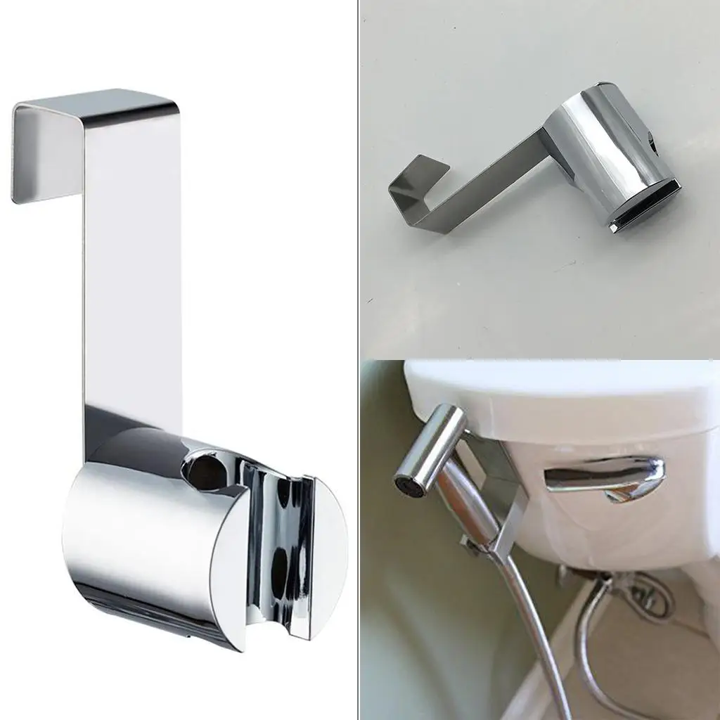 Bathroom Shower Head Bracket Wall Mount Holder Stand for Handheld Bidet Sprayer