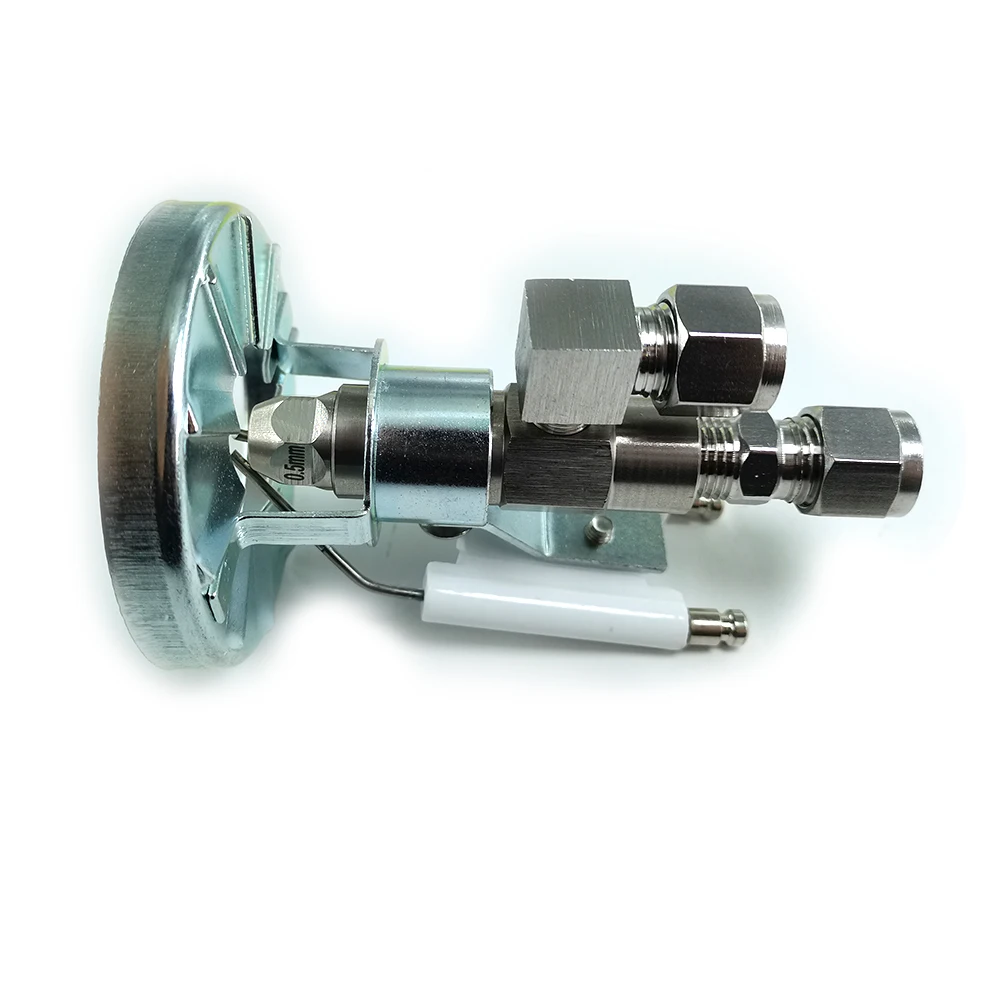 Ugello Per Olio A Sifone - Ricambio Industriale 0.8 Mm Per Bruciatori Oli Esausti, In Ottone - Foto 4