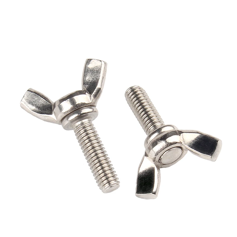 

M4 M5 M6 M8 M4/5/6/8*8/10/12/16/20/25/30 316 Stainless Steel Claw Hand Twist Tighten Thumb Butterfly Wing Screw