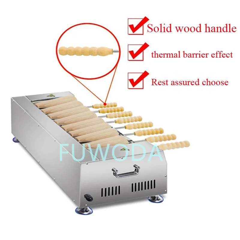 220V Donut Machine German Brand Horizontal Chimney Roller Toaster Toaster Cake Roller Oven Horizontal Bread Oven Shop 3