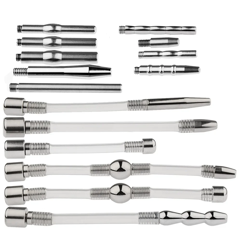 Male Chastity Device Penis Cage Urethra Catheter Parts BDSM Cock Ring Lock Sex Toys For Men 1