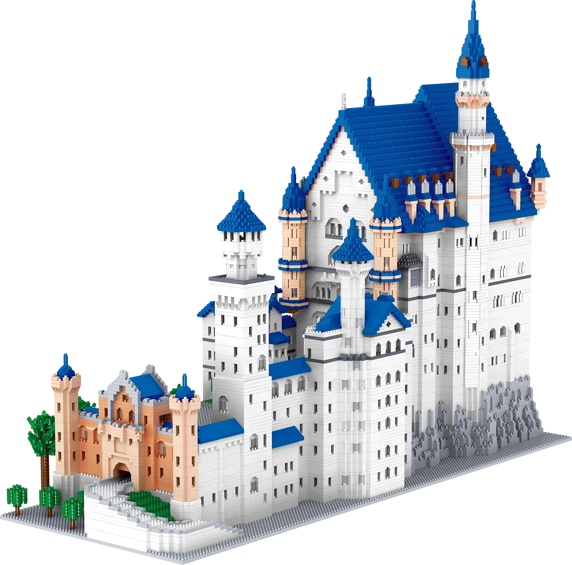 

Neuschwanstein Castle Princess Building Blocks Kit Makes a Great Gift for Boys and Girls Birthday Party Favors