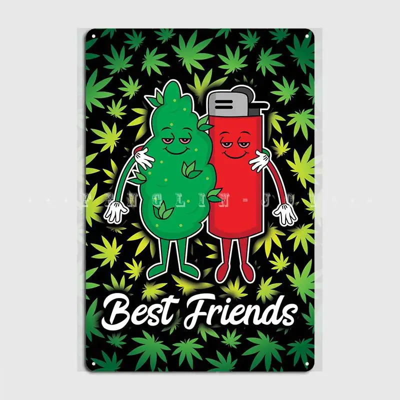 Плакат с надписью Best Friends металлический плакат персонализированный проекционный