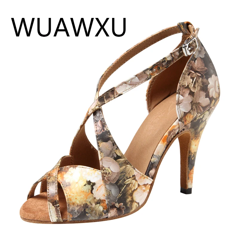 Latin dance shoes become sexy dance shoes National standard dance shoes Walking show dance shoes Women adult professional dance