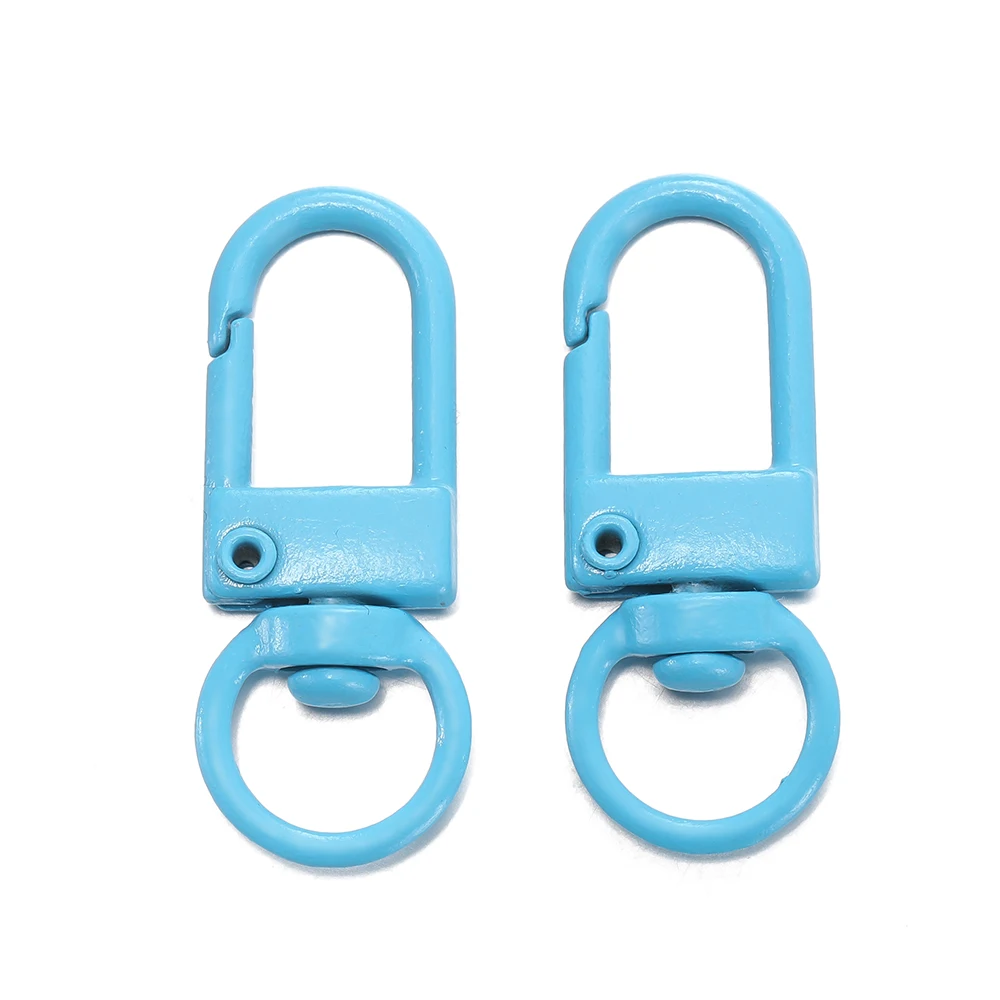 Colorful Alloy Snap Lobster Clasp Hooks for DIY Crafts - 10-Pack Wholesale Set