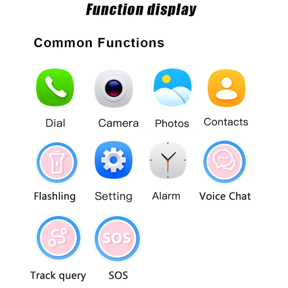 Kids Smart Watch SOS Call Phone Location Tracker