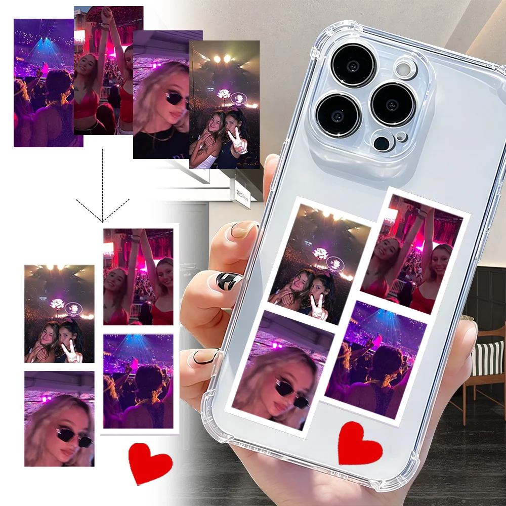 Custom Photo Transparent Shockproof Phone Case - DIY Protective Cover