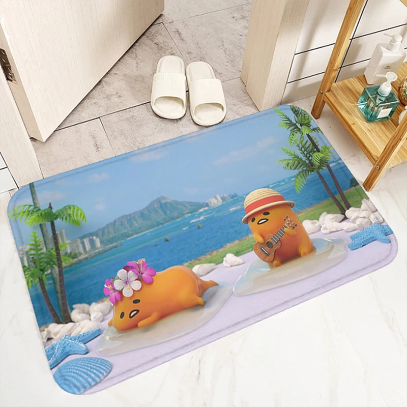 Bath Mat B-Gudetama Adventure Washable Non-slip Kitchen Rug Entrance Carpet Custom Floor Mats Rugs Carpets Home Foot Room Prayer 2