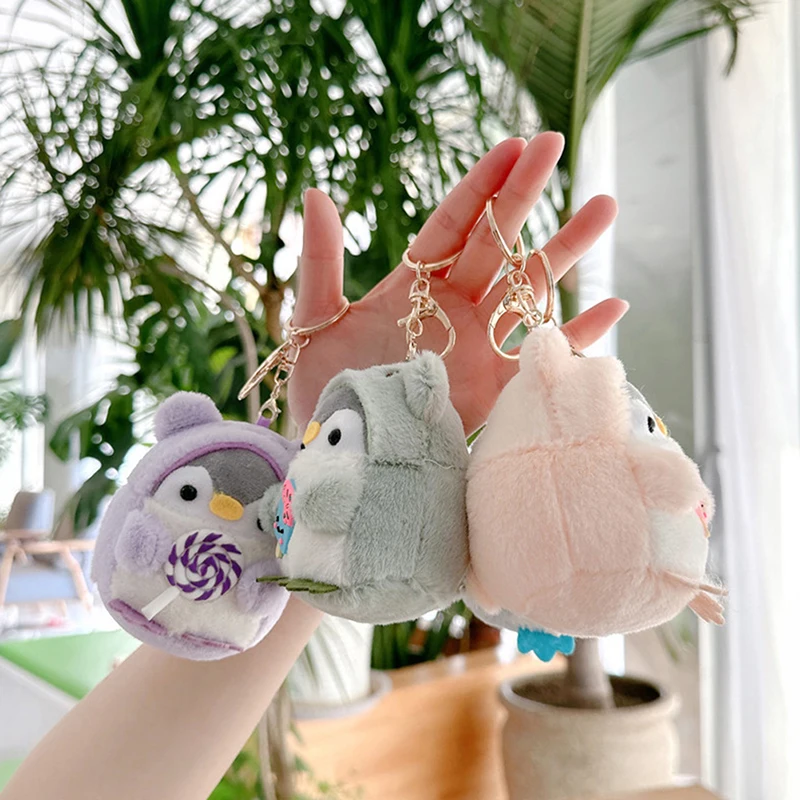 ペンギンのぬいぐるみキーホルダー,小さなぬいぐるみ,子供用