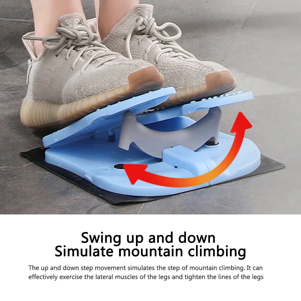 Mini Leg Stretching Board Fitness Equipment Standing Inclined Pedals Foldable Trainer Foot Stool Sturdy Non-Slip for Home Office