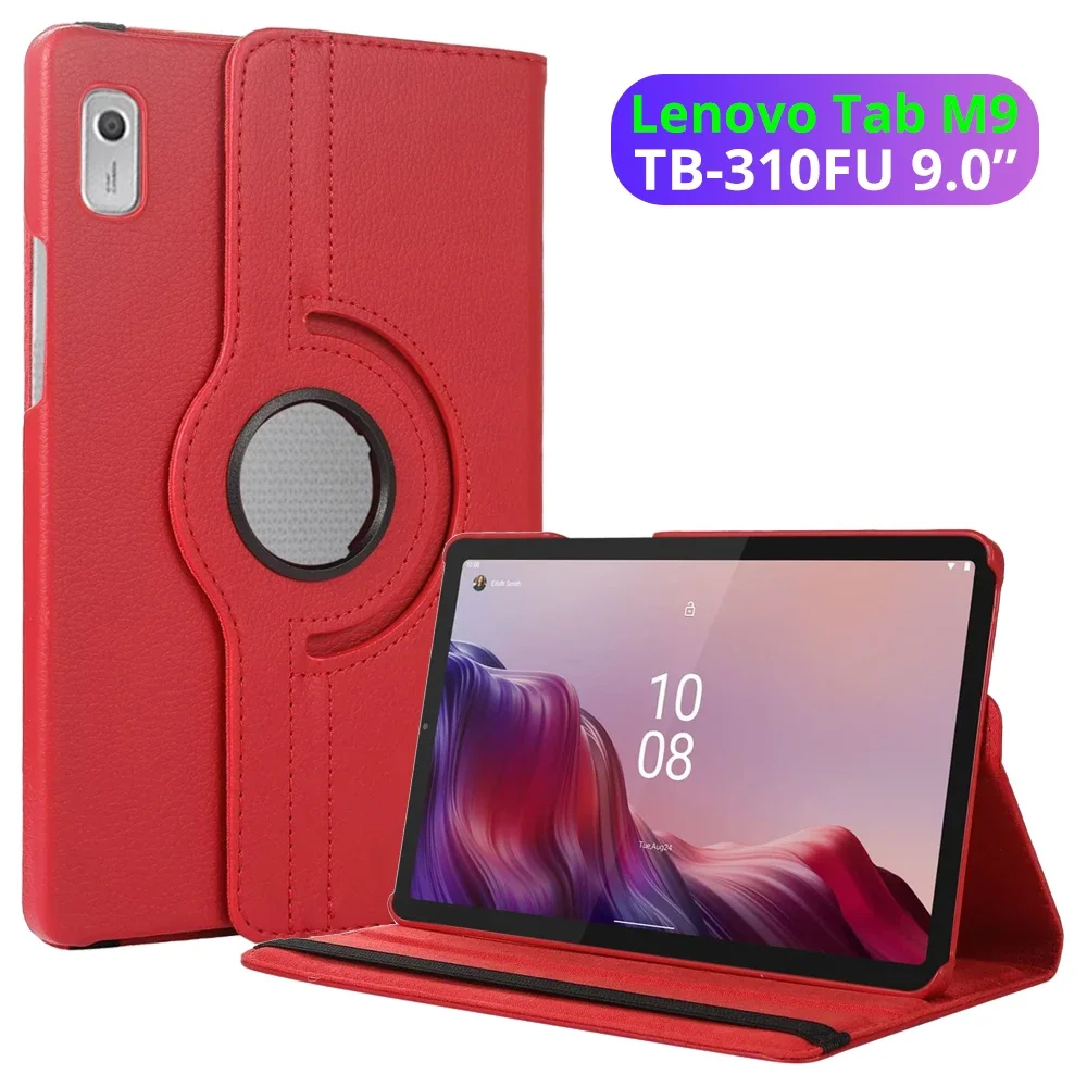 Per Lenovo Tab M9 Custodia 9.0 Pollici 2023 Tb-310Fu M9 9 "Kids 360 Supporto Rotante Custodia In Pelle Pu Per Lenovo Tab M9 Custodia Tablet Funda