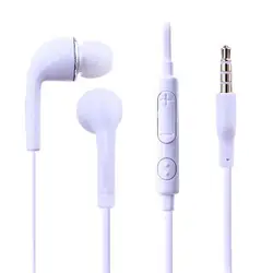 Premium 3.5mm Wired In - Ear Earphones with Built - in Microphone - High - Quality Sound for Gaming, Music, and Clear Calls (WHITE)