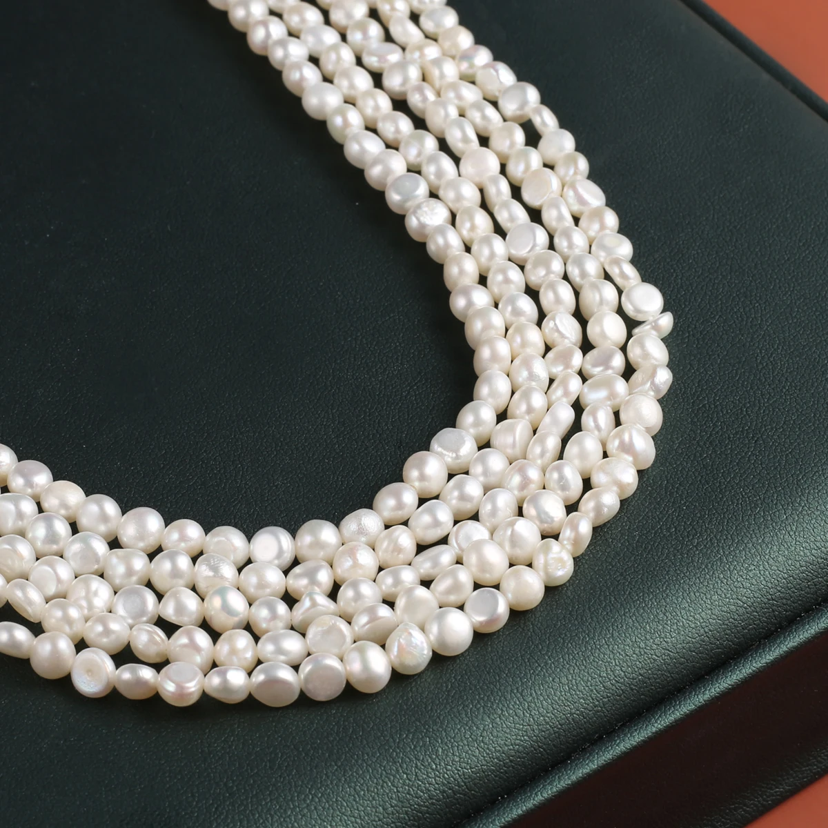 Natural Pearl Two-Sided Light Beads Exquisite Shape Elegant Appearance For DIY Jewelry Making Handmade Bracelet Necklace
