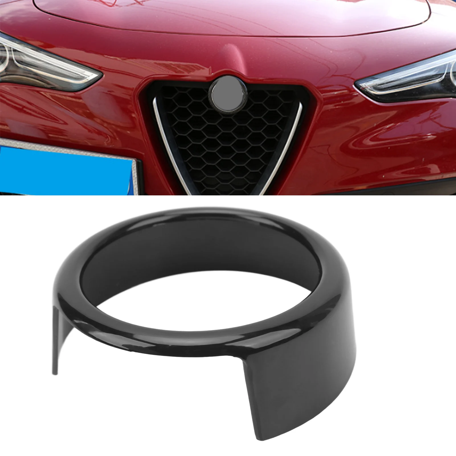 Glossy Black Exterior Emblem Decoration Trim Stickers