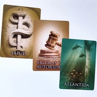 Spanish Version Past Life Oracle Cards .A 44 Tarot  Divination Edition FortuneTelling Deck  10.3*7.4cm 2