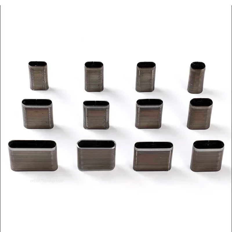 Leather hole puncher 7types DIY belt flat mouth punching blade