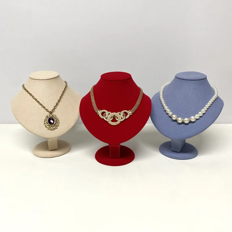Jewelry Necklace Pendant Display Stand Window Necklace Display Portrait Model Shelf Jewelry Ornament Rack