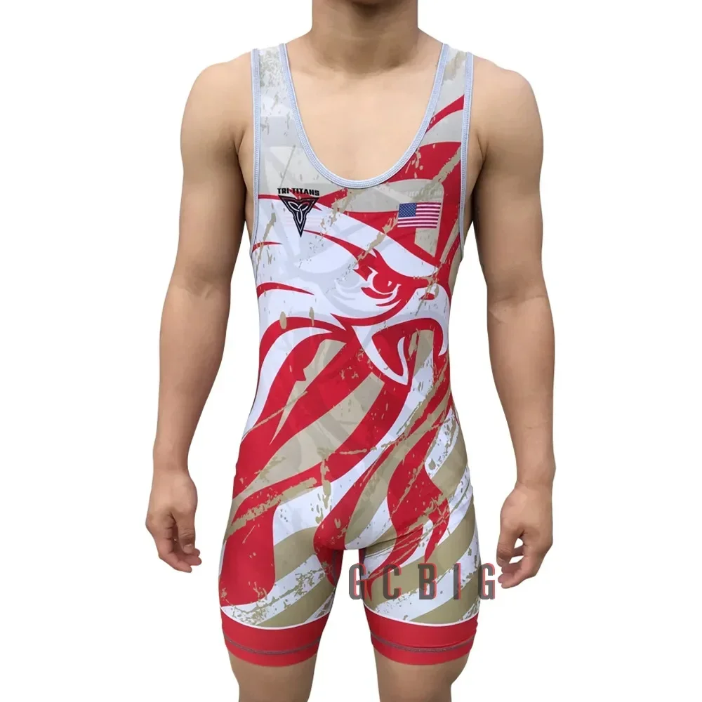

Wrestling Singlet Weightlifting 2024 PowerLifting Boxing Bodysuit Gym Breathable Lightweight Skinsuit Swimwear Marathon Running