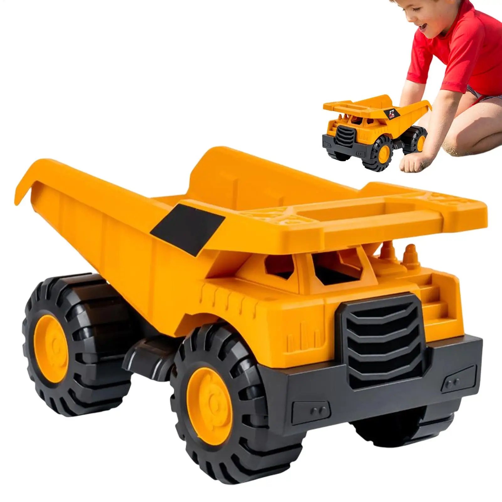 Excavator Dump Truck Model Toy Engineering Vehicle Set Construction Fleet Toddler Early Education Construction Toy Car - 2