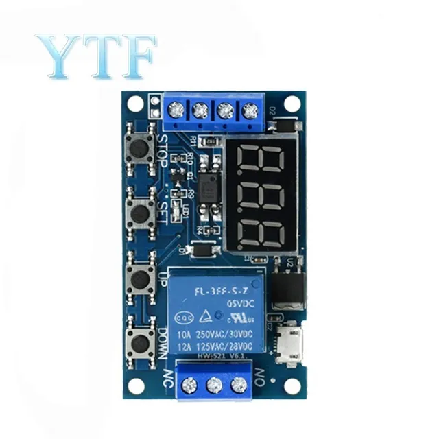 1 channel relay module Delay Disconnection Triggers Delayed Cycle Timing Circuit Switch XYJ02