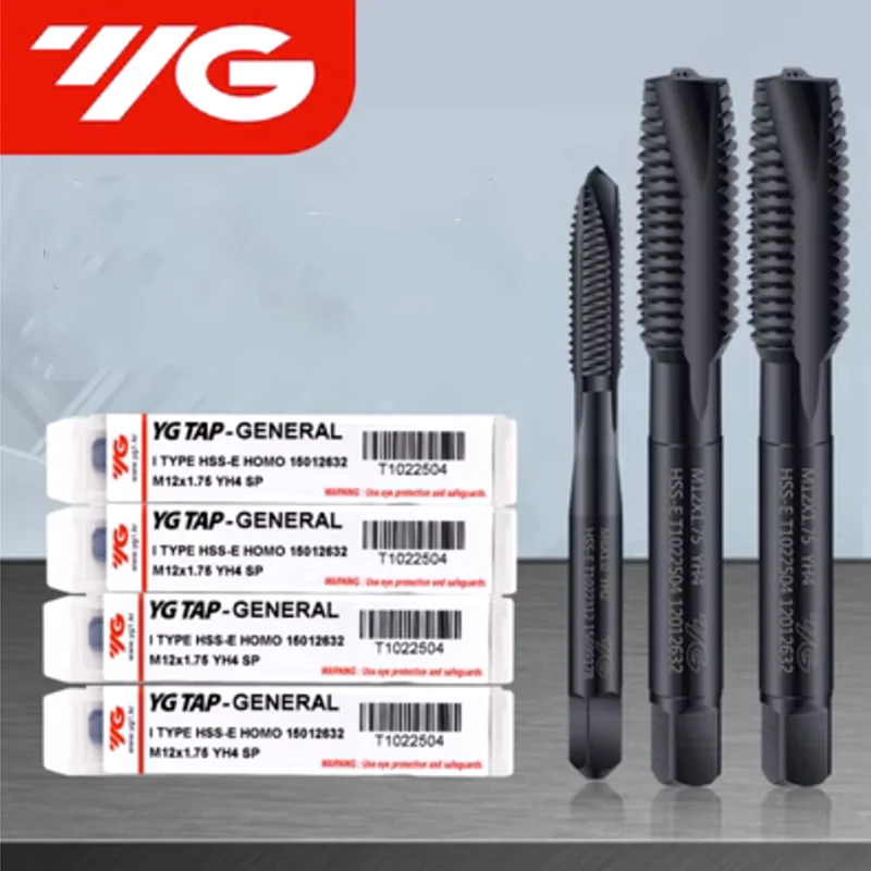 Korea YG T1121 Spiral Fluted Tap and T1022 Spiral Pointed Tap Machine Thread Tap
