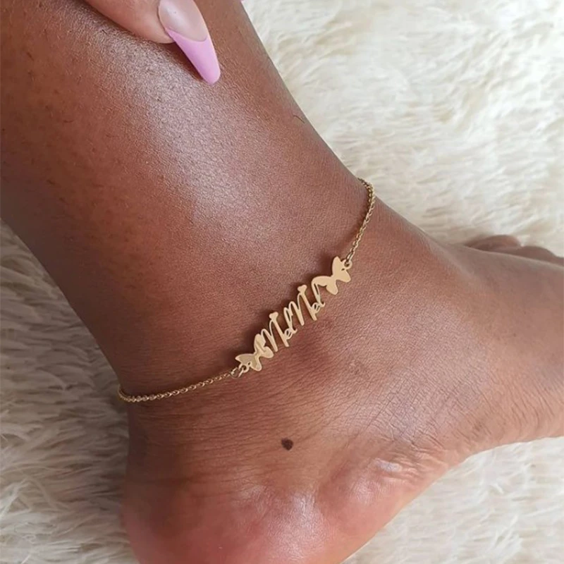 Womens Fashion 19902019 Birth Year Ankle Leg Bracelet Jewelry Stainless  Steel Rose Custom Number Anklet Best Friend Gifts  Anklets  AliExpress