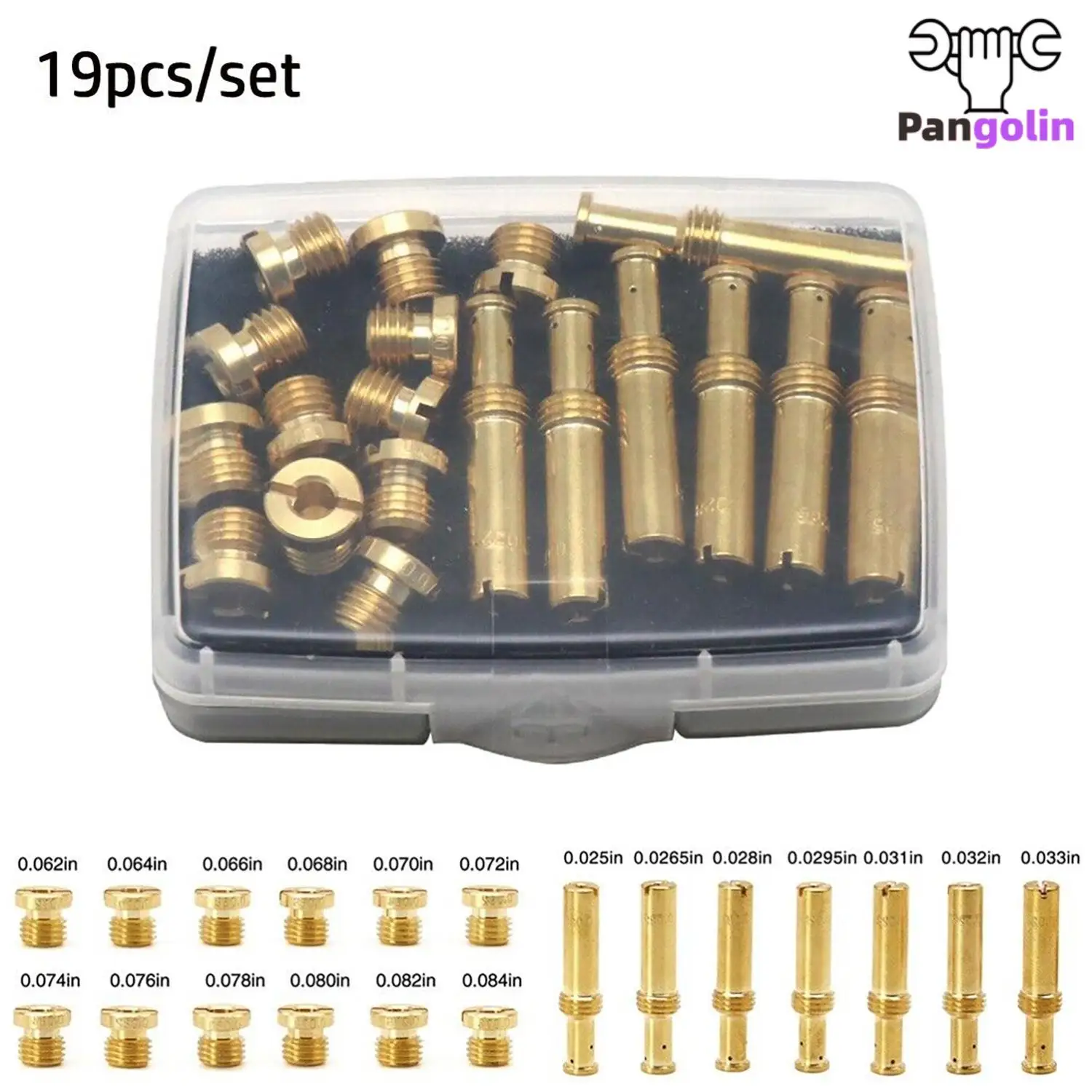 19 Pz/1Set Carboidrati Accessori Carburatore Jetting Kit Per S & S Cycle Super B E G 0.025 "0.0265" 0.028 "0.0295" 0.062 "0.064" 0.066"