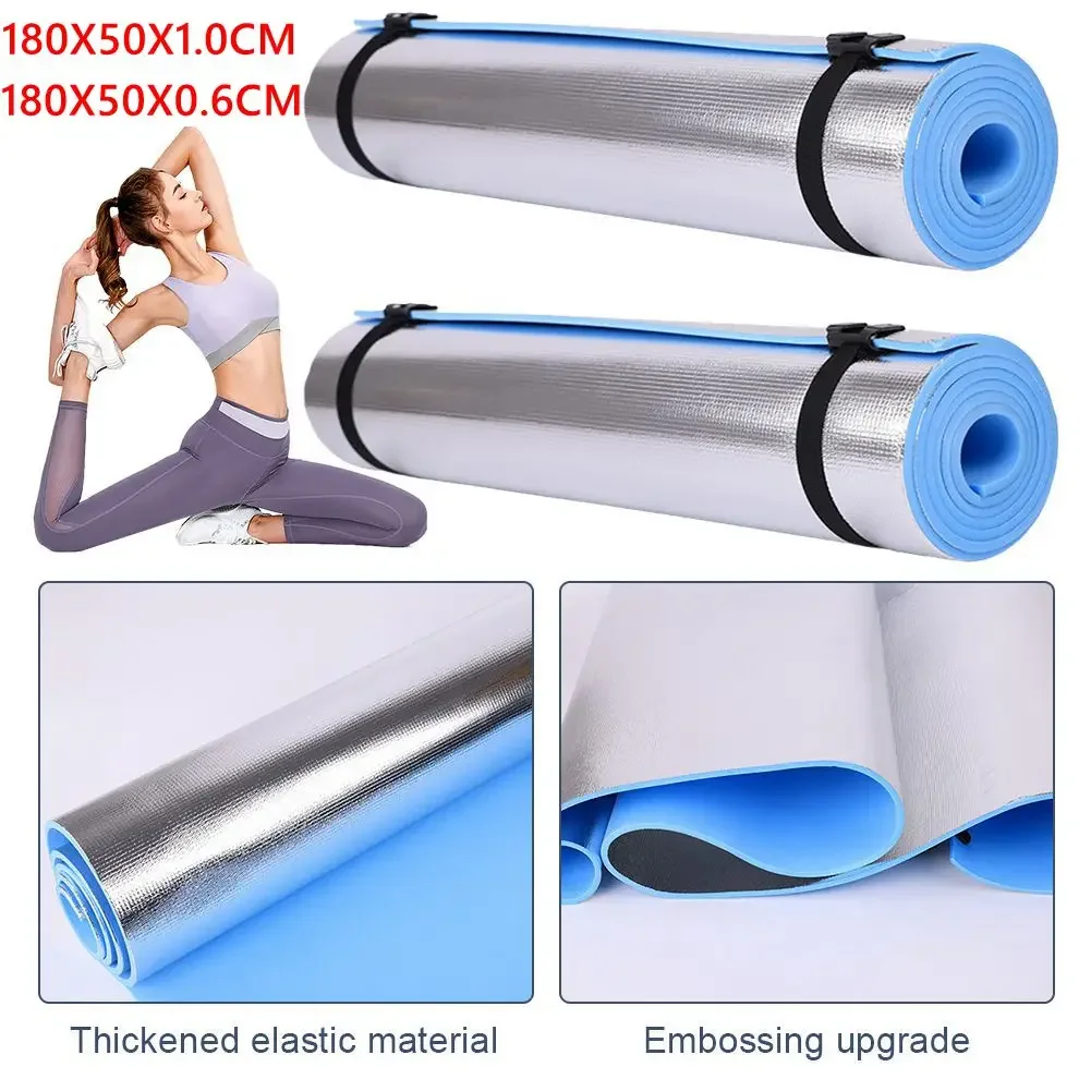 Yoga mat 1.8mx10/8/6mm Yoga Mat Anti-skid Sports Fitness EVA Comfort Foam 6mm Thick for Exercise and Pilates Gymnastics