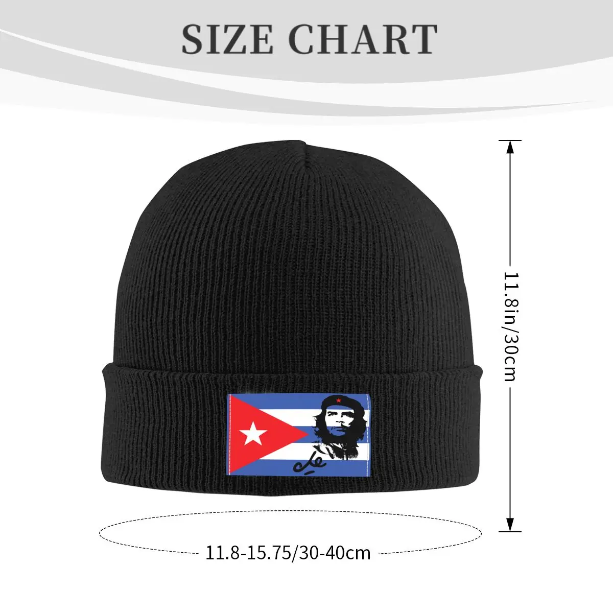 Che Guevara con bandiera di Cuba Skullies berretti berretti Hip